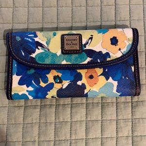 Dooney & Burke floral wallet